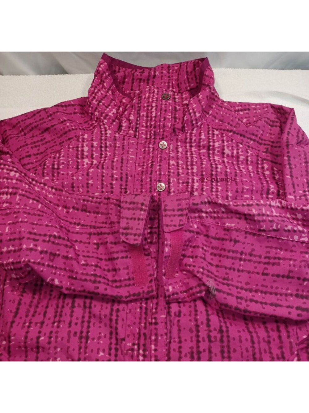 Columbia Bugaboo Windbreaker Jacket Lightweight Pink Outdoor Utility Womens 3X - Picture 13 of 16